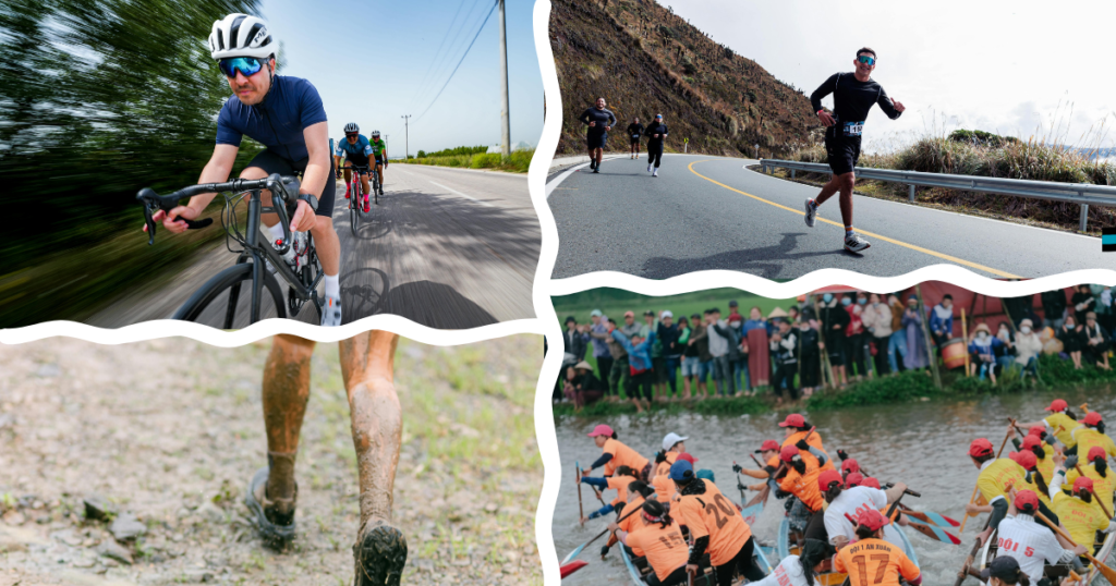 Participants enjoying an outdoor summer fundraising event with recreational activities.