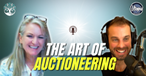 Shannon Eason with Utopia talking about gala auctioneering